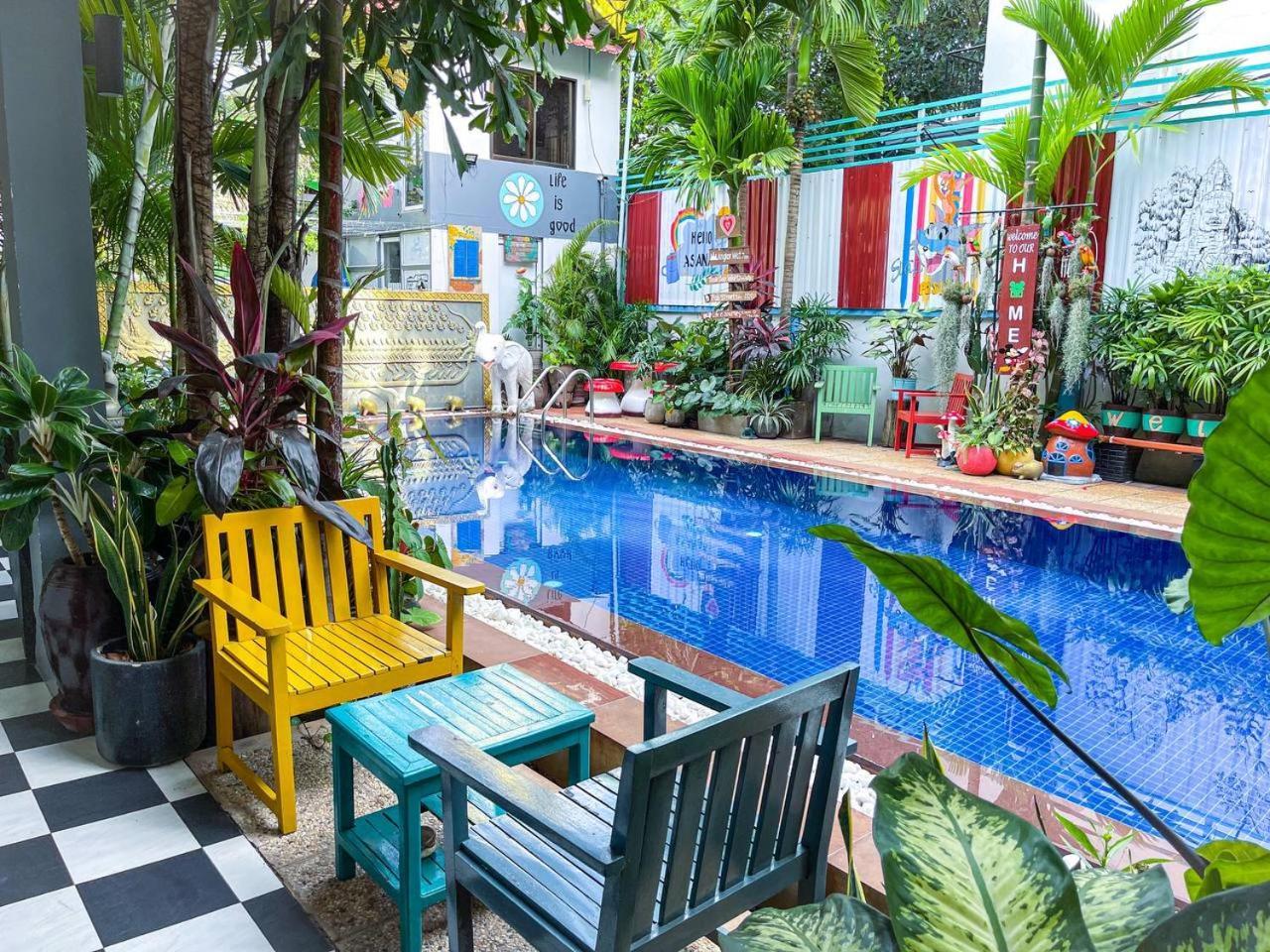Asanak D'Angkor Boutique Hotel Siem Reap Buitenkant foto