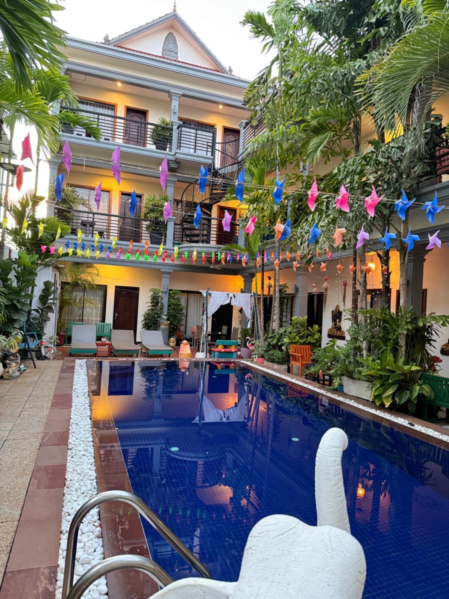 Asanak D'Angkor Boutique Hotel Siem Reap Buitenkant foto